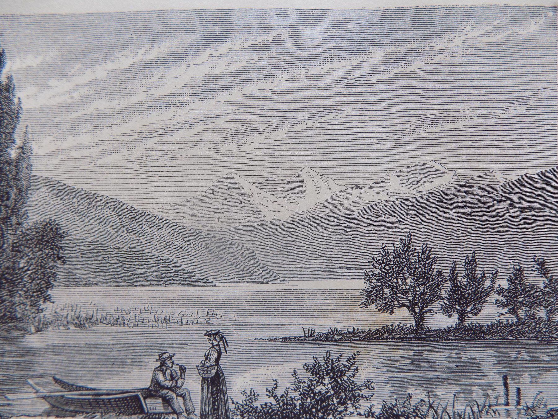 Incisioni: Lac de Thoune Thun Lachen – Usato da Risch venduto da Antikfee 6