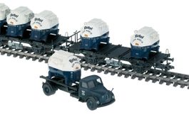 Märklin 48497 DB Behälterwagen-Set mit LKW Magirus Merkur