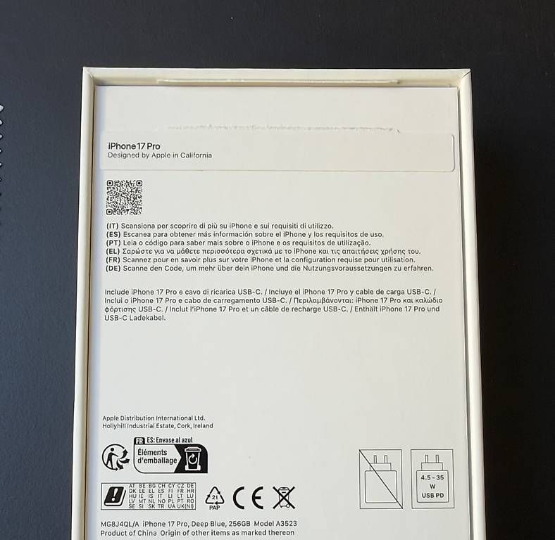 Portables: iPhone 17 Pro 256GB Deep Blue – D'occasion à Zürich par Heidi_Acker 4