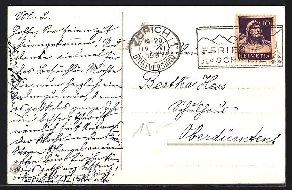 Cartes postales: Zürichsee, Dampfer Stadt Rapperswill mi – D'occasion à Berlin par bartko-reher 1