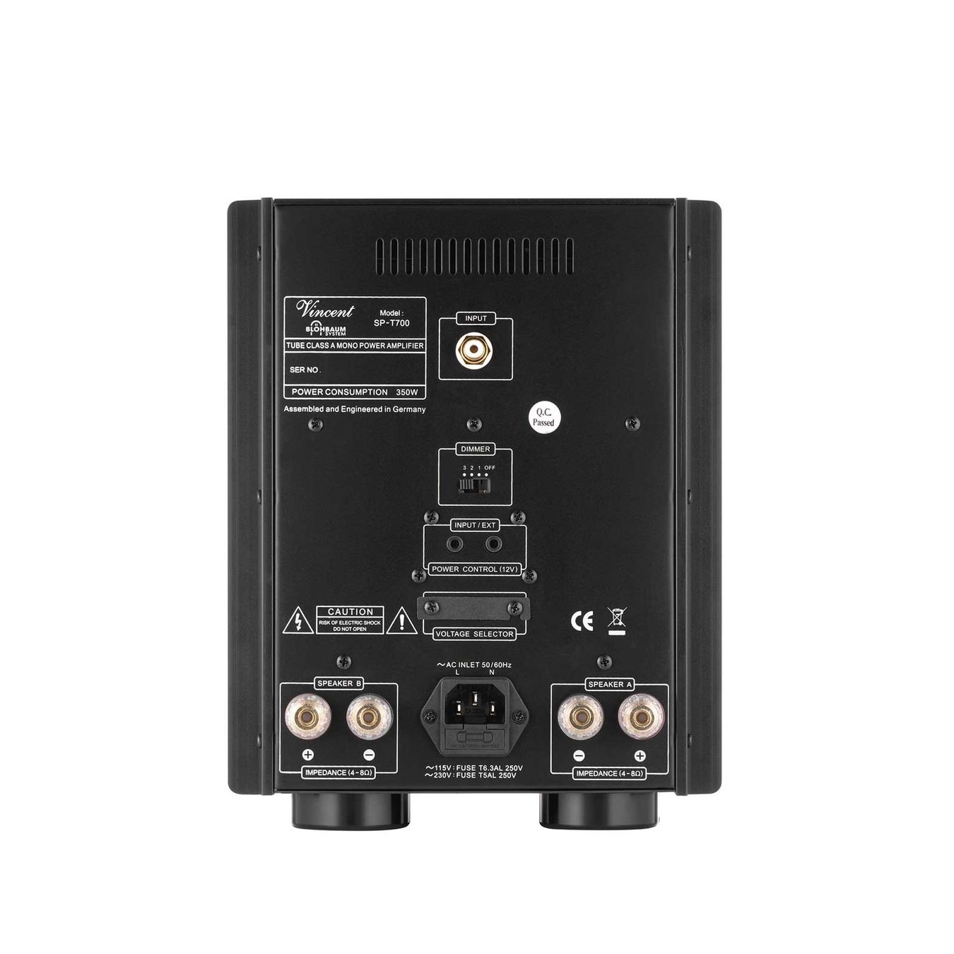 Vincent Verstärker: Vincent SP-T700 Endverstärker in Silber – Neu und originalverpackt aus Frick von hifimarkt 1