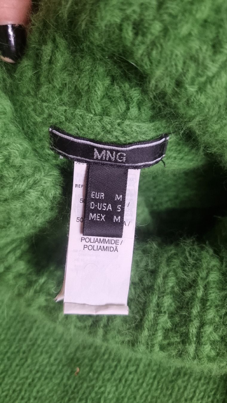 Mango Maglioni & Felpe: Pull chaud Mango, taille M, vert vif. – Usato da Carouge GE venduto da mon_x9y7 1