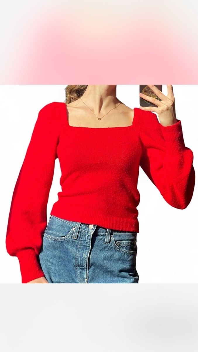 H&M Maglioni & Felpe: Pull élégant H&M rouge - taille XS/S - bon état – Nuovo (secondo la descrizione) da Montana venduto da Jeanne_huggler