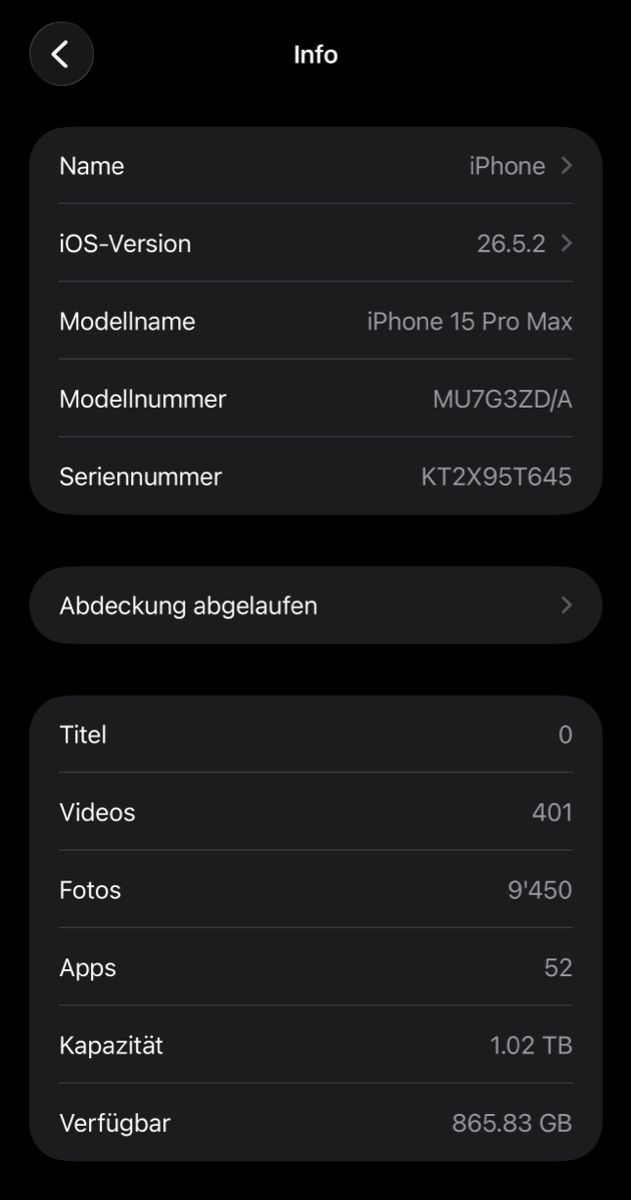 Apple Handys / Smartphones: Iphone 15 pro Max 1 TB – Gebraucht aus Buchrain von Jasikistler 9