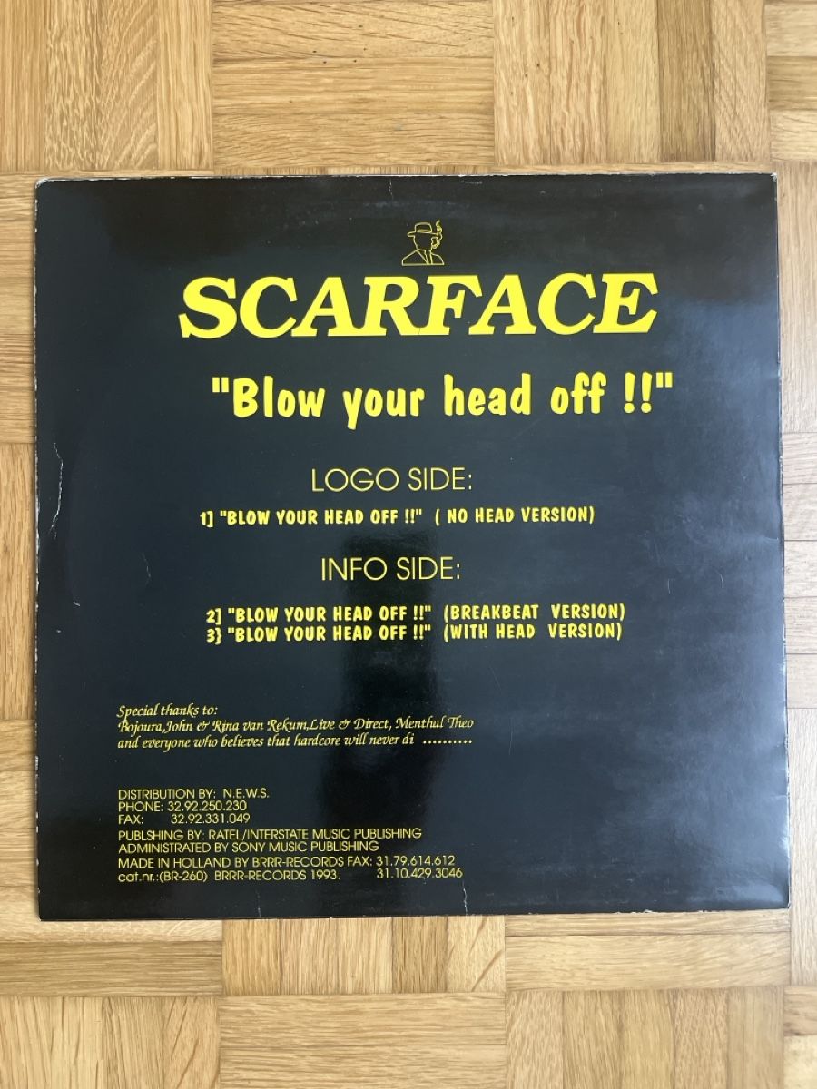 Dischi in vinile: Scarface Hardcore / Gabber Vinyl – Usato da Wangen b. Olten venduto da break72 1