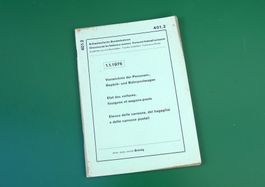 Broschur 401.2 Verzeichnis der Personenwagen SBB CFF (1976)
