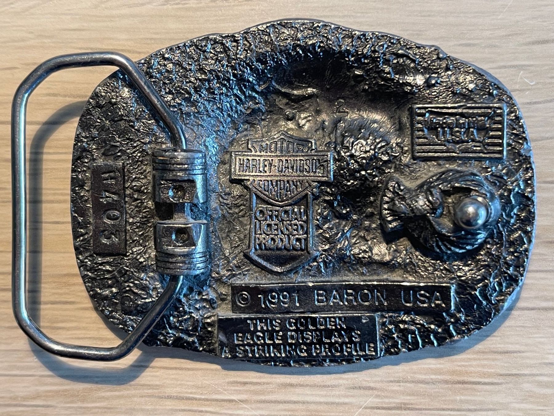 Harley-Davidson Fibbie per cinture: Harley Davidson Gürtelschnalle – Usato da Reinach BL venduto da BL4153 1