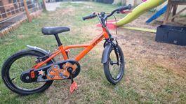 Kinderfahrrad B'Twin orange 16 Zoll guter Zustand