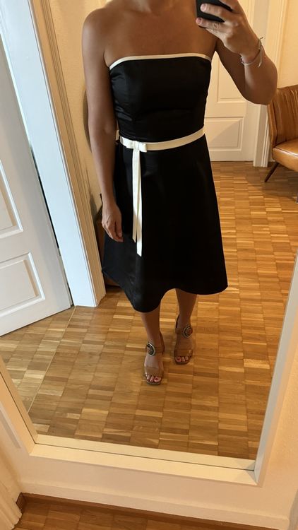 Cocktail Dress Sie 38 black and white accents super classic 1