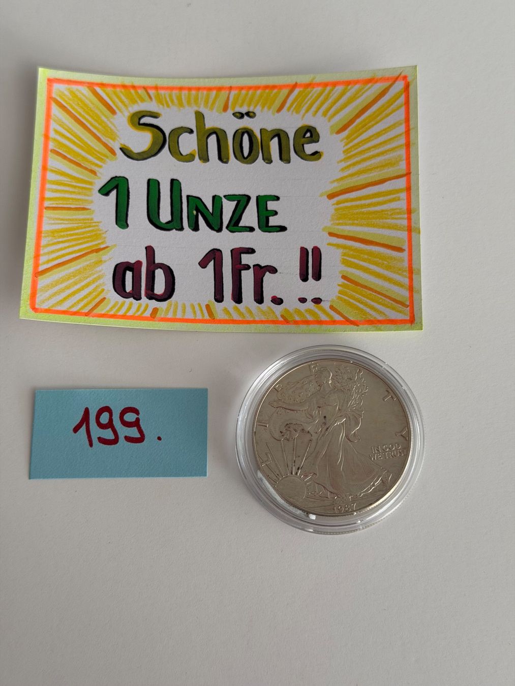 Alle Münzen: Schöne Unze 1987 – Gebraucht aus Engi von kasi09