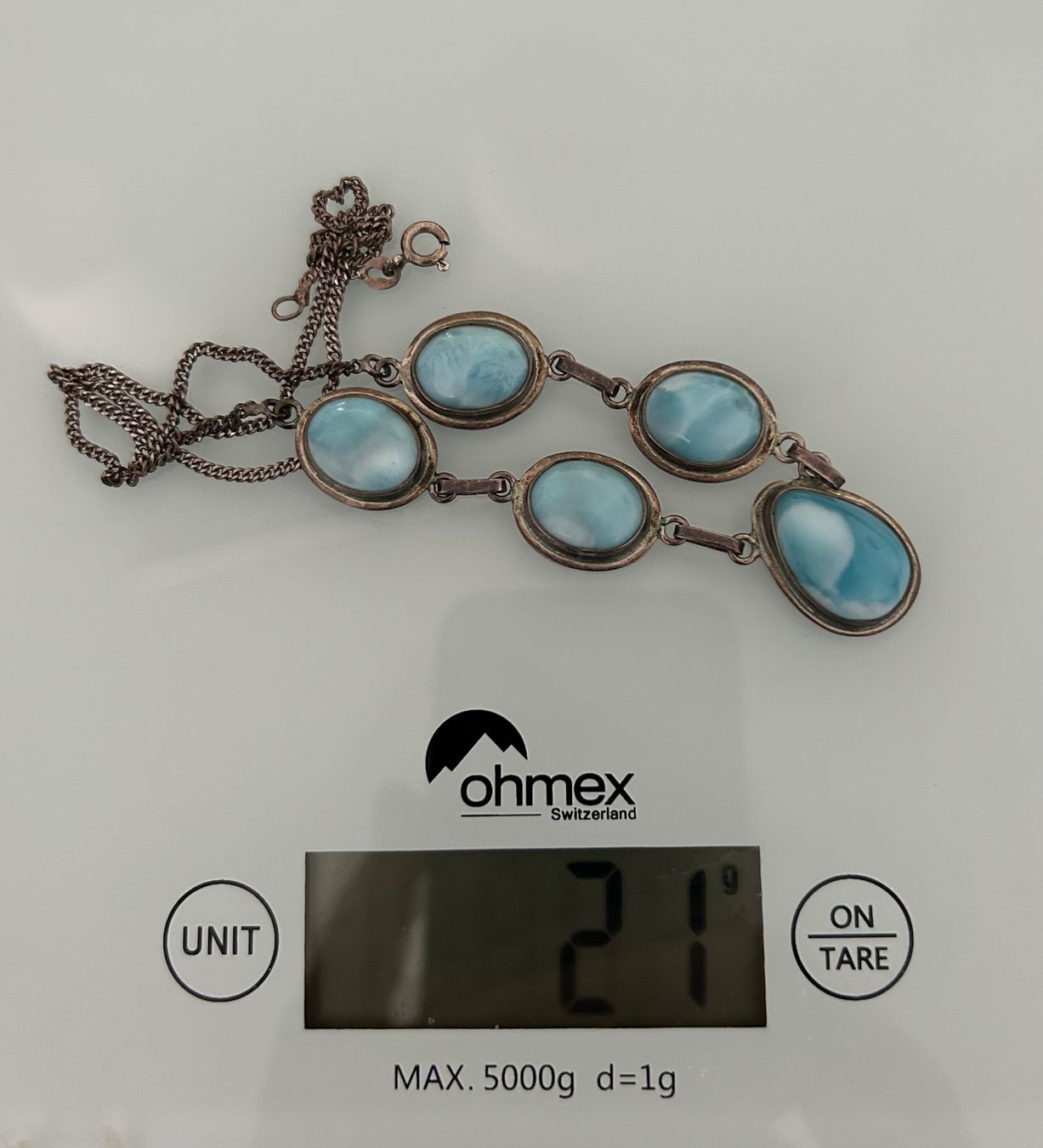 Altri gioielli: Silber Schmuckset mit Larimar Edelsteine – Usato da Winterthur venduto da bambam76 9