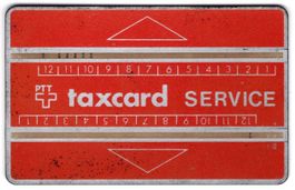seltene SERVICE Taxcard der PTT