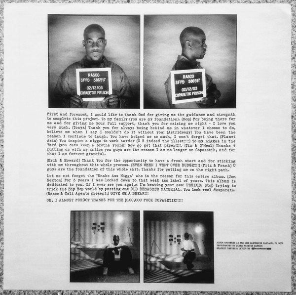 Dischi in vinile: Rasco – Escape From Alcatraz – Nuovo e nell'imballaggio originale da Genève venduto da jim.k 3