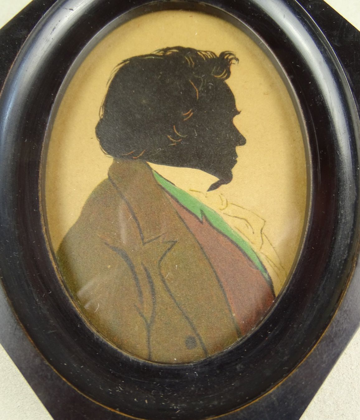 Foto & Immagini: LUDWIG VAN BEETHOVEN, ALTES SILHOUETTENBILD – Usato da Grüningen venduto da Kartensammler 2