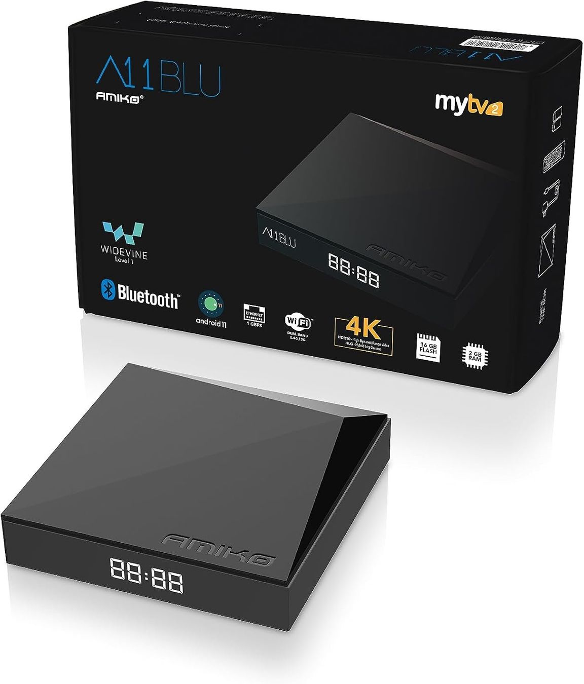 Sistemi audio & multimediali: Amiko A11 Blu (16Go 4K) – Usato da Lausanne venduto da fabpa 1