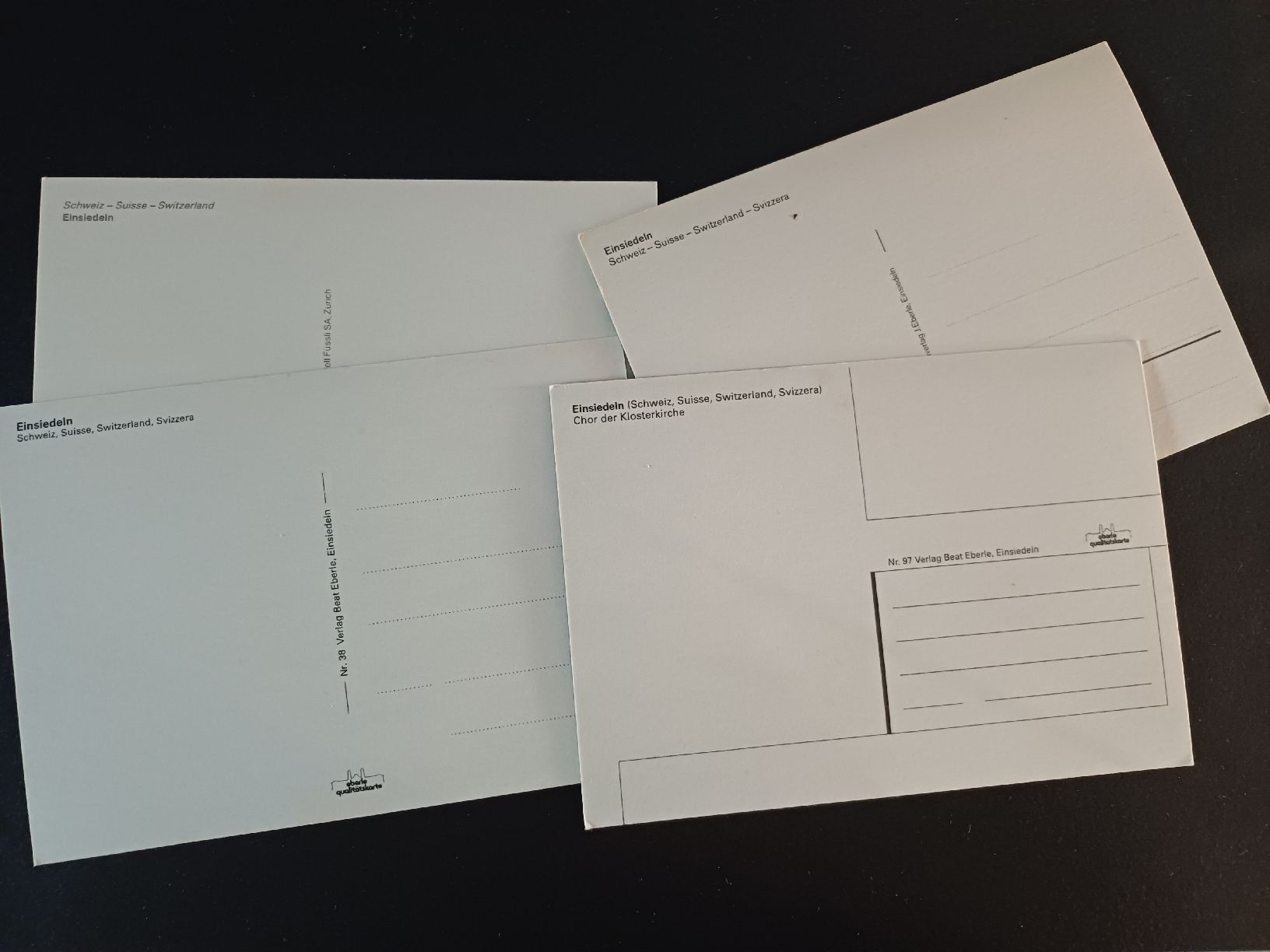 Cartoline postali: 4x Einsiedeln, Ansichtskarten,  ungelaufen – Usato da Hausen AG venduto da lisa963 1
