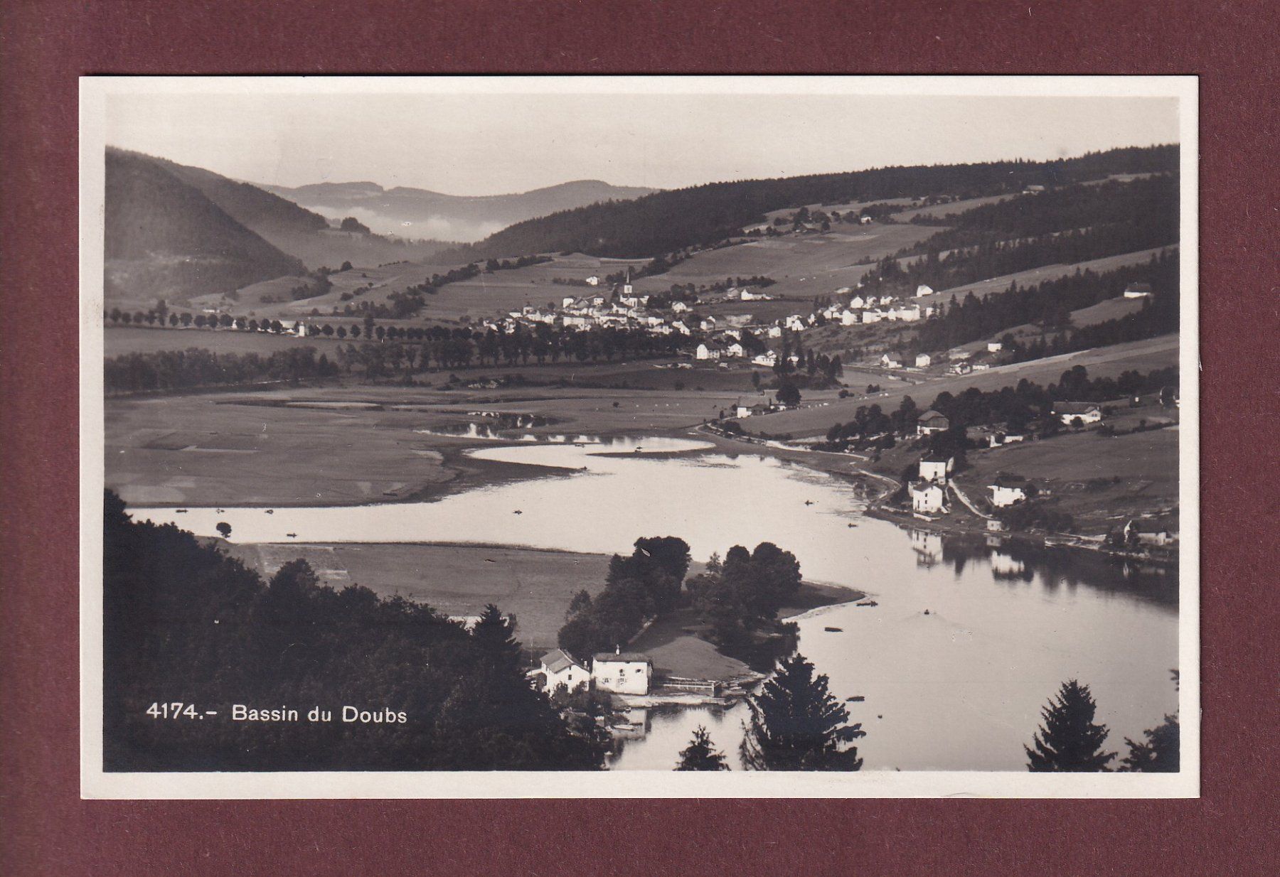 Cartes postales: BASSIN DU DOUBS - Les Brenets – D'occasion à Pully par nicecards