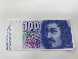 Schweizer 100er-Note, alte Serie, Francesco Borromini, 100