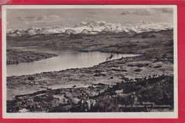 UETLIBERG, BLICK AUF ZÜRICHSEE UND GLÄRNISCHKETTE, 27.8.1928