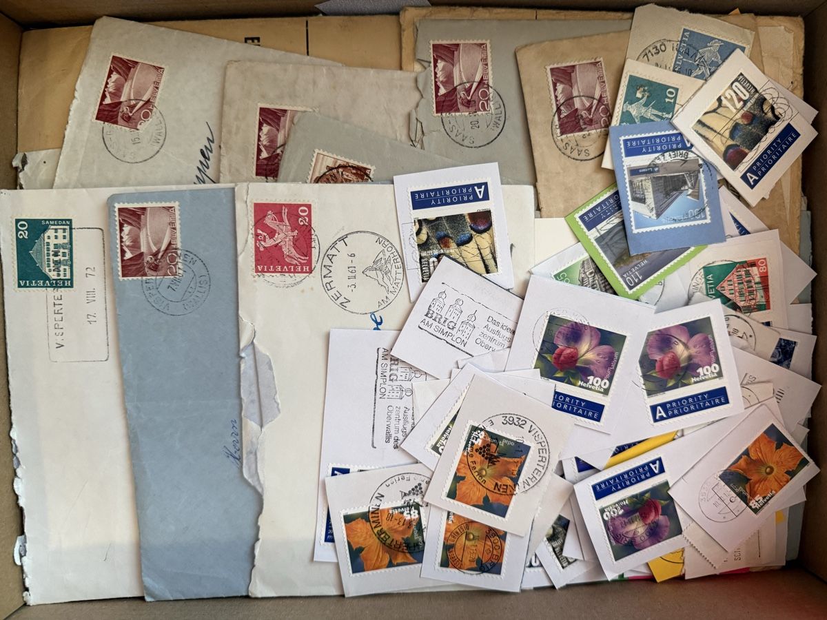 Alle Briefmarken: Briefmarkensammlung Schweiz knapp 1.5 Kilo – Gebraucht aus Affoltern am Albis von jonas1009 3