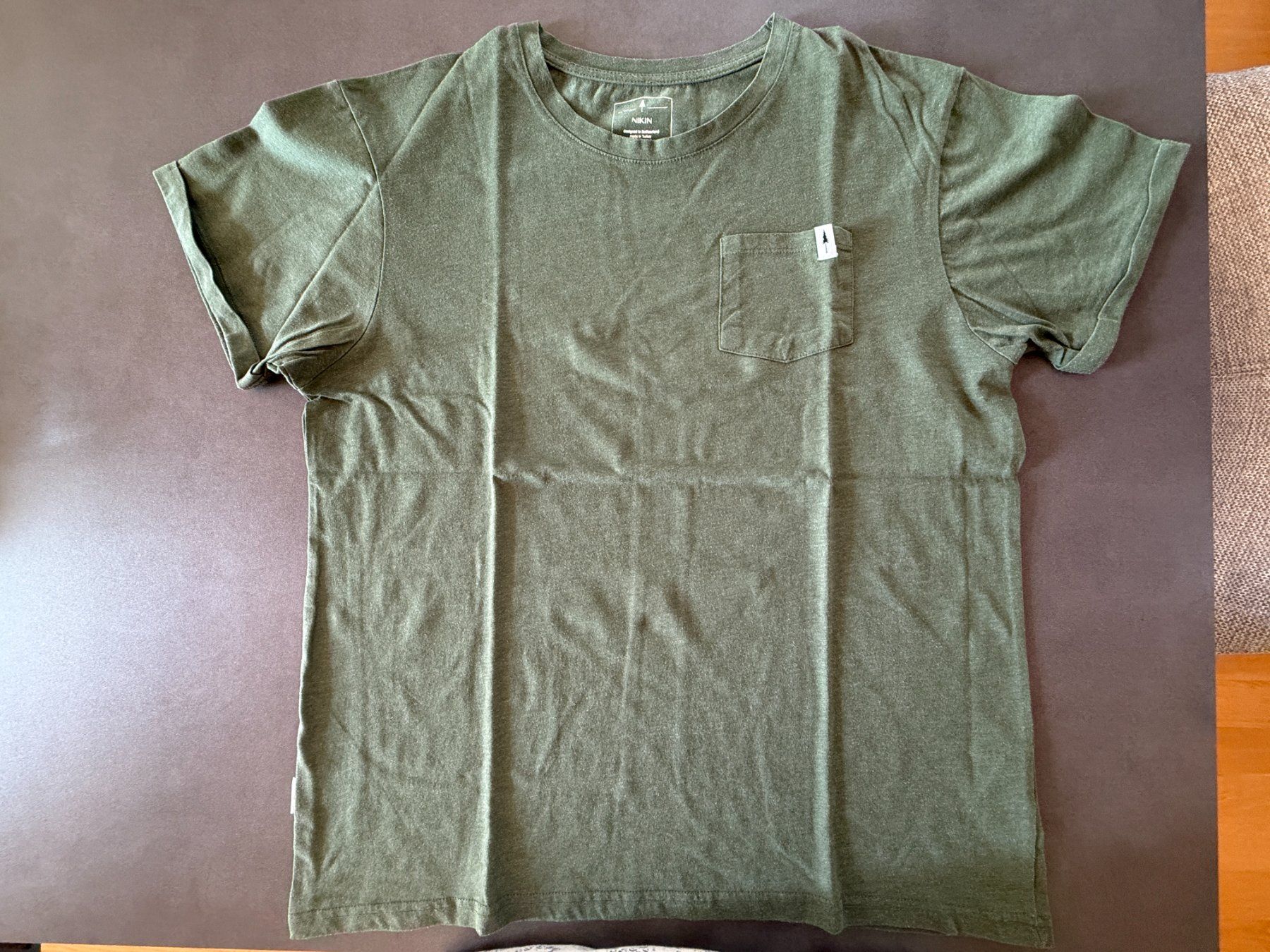 Nikin T-shirt: NIKIN Shirt Gr. L in oliv – Usato da Schinznach Dorf venduto da Joyce75