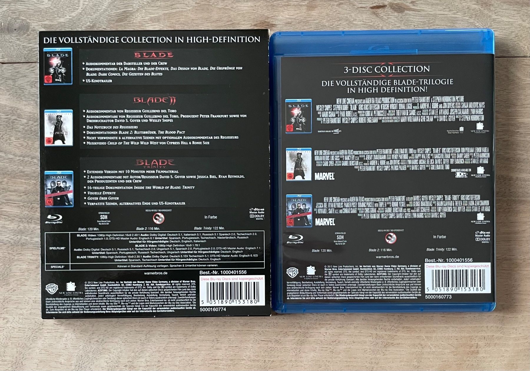 Tutti i DVDs: Blade Trilogy – Usato da Scuol venduto da painkiller01 1