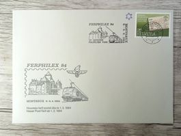 TR52 Enveloppe + Timbre Suisse 1984