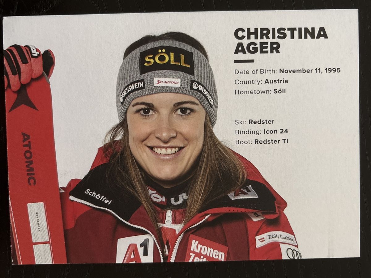 Autogramme: Signierte Autogrammkarte Christina Ager – Gebraucht aus Uetendorf von hoisle 1