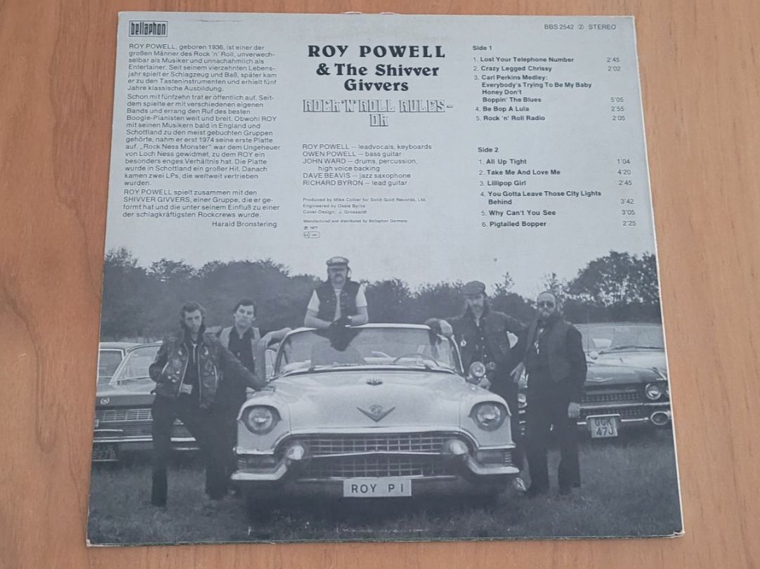 Dischi in vinile: LP  Roy Powell & The Shiver Givers – Usato da Martigny venduto da MZ-67 1