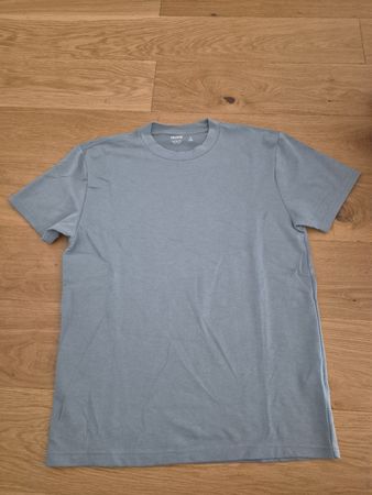 Hollister Cooling Tee Grösse M Grau Relaxed Fit