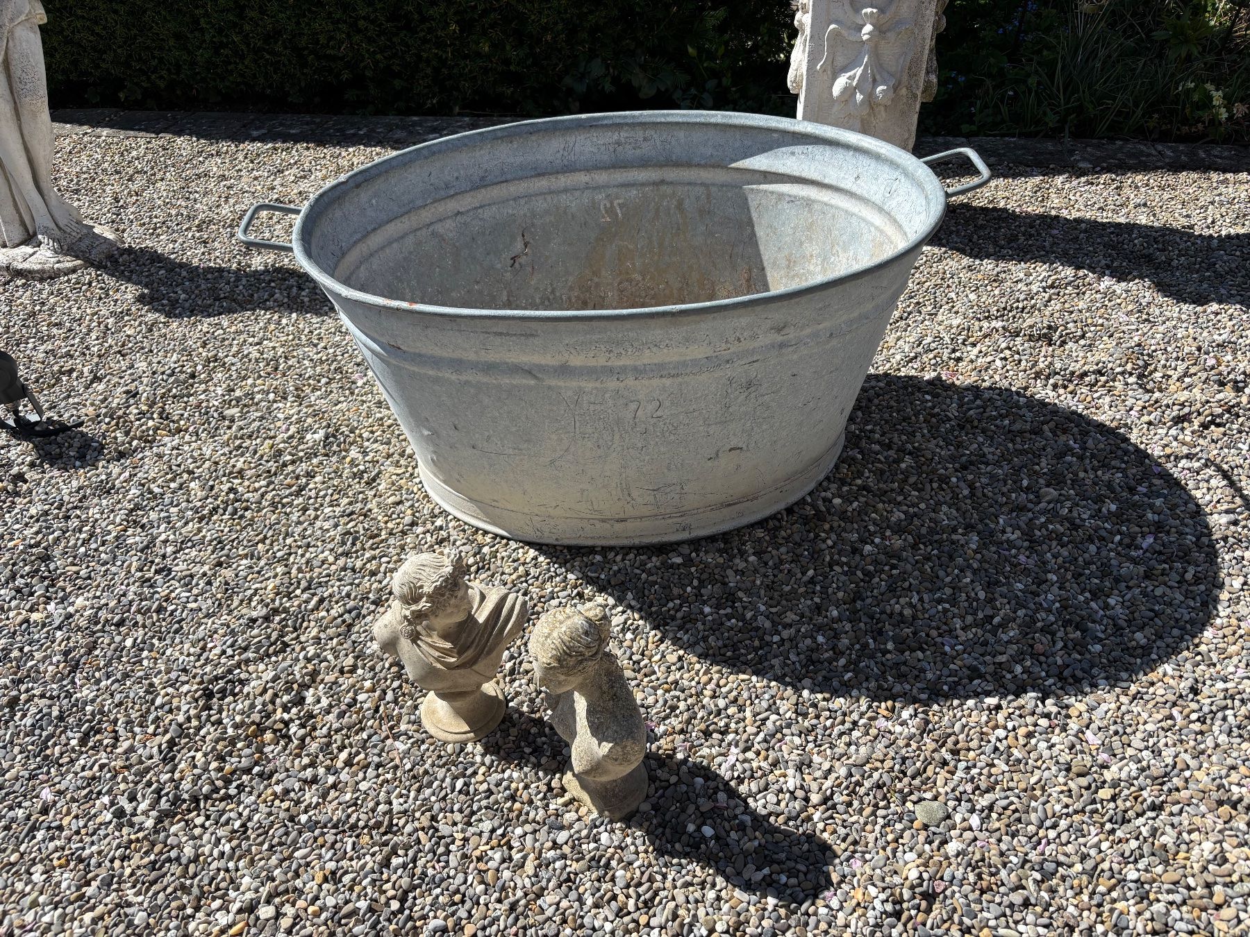 Altre Decorazioni per giardino: Zink Wanne gross Gartendeko – Usato da Balsthal venduto da Uroby 1