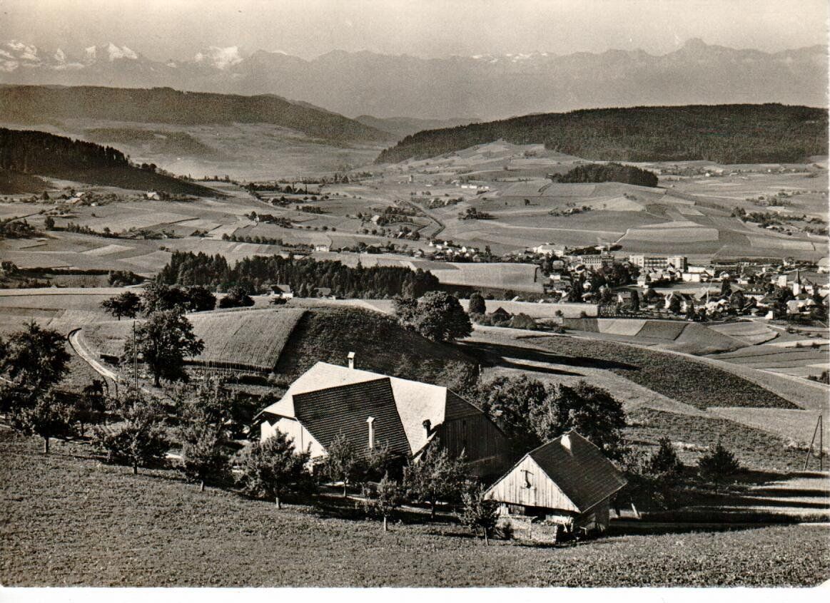 Cartoline postali: Aussicht vom Ferienheim Gumm – Usato da Wolhusen venduto da Curver9