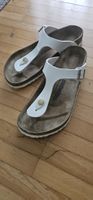 Birkenstock Zehentrenner Gizeh Weiss, Gr. 40 - Sommerhit!