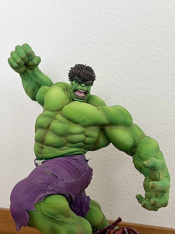 Statuette: Hulk Statue 1:6 47cm / Marvel / Handbemaltes Einzelstück – Usato da Rüschlikon venduto da Monster87 1
