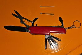 Taschenmesser, Sackmesser, rot,