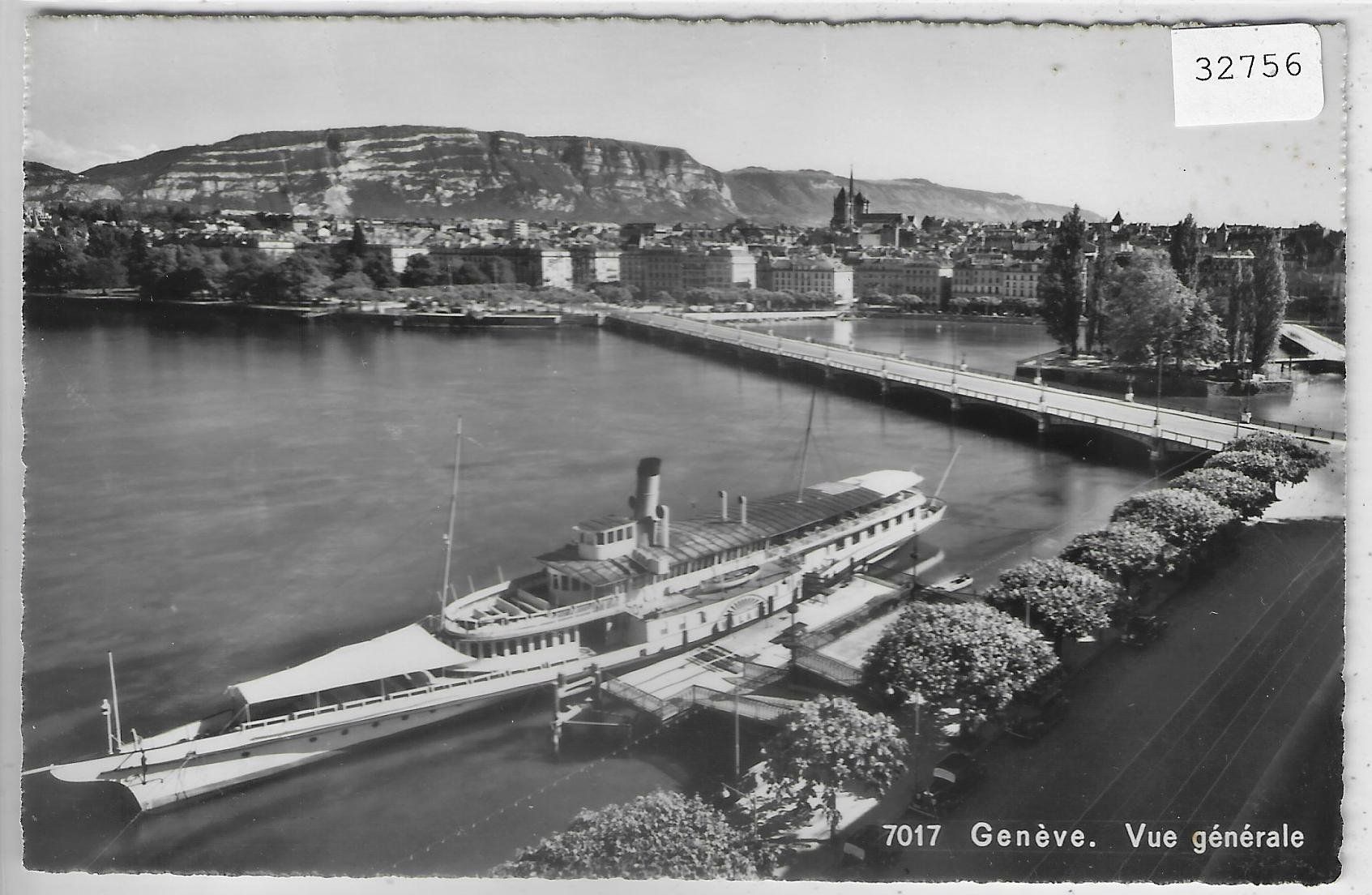 Cartoline postali: Geneve - Vue generale - Bateau-Salon "Valais" – Usato da Ettingen venduto da Kartenplanet