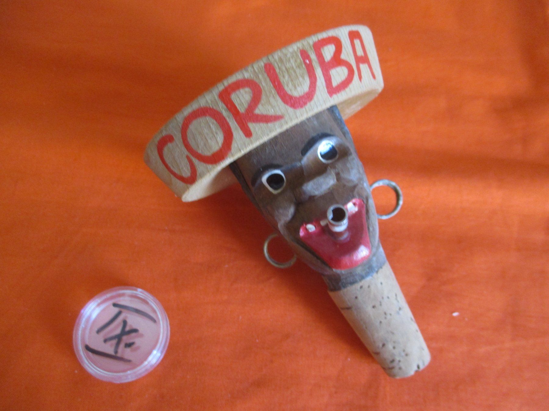 Apribottiglie & Tappi per chiusura: Rum Coruba Ausgiesser Korken – Usato da Birsfelden venduto da alles-muss-raus