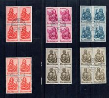 CH-Briefmarke,  Vierer Blocks 1961