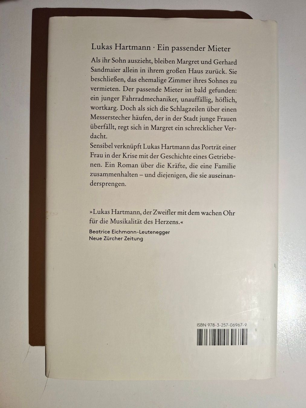 Libri: Lukas Hartmann: Ein passender Mieter – Usato da Dietikon venduto da Buchantiqdietikon 1