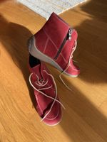 Caprice Damenschuhe Gr. 38, Dunkelrot, Wildleder