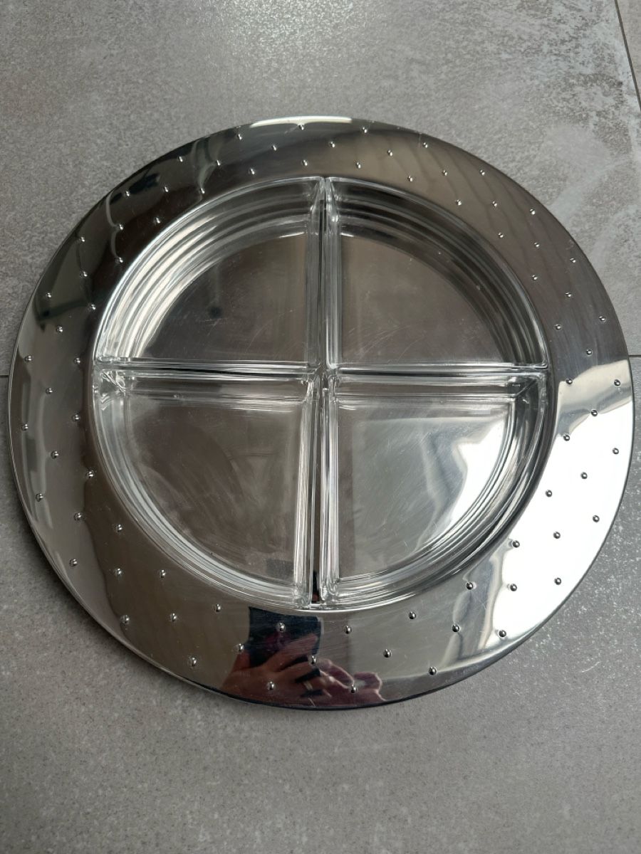 Alessi Piatti di portata: Alessi Platte silber Glas – Usato da Wileroltigen venduto da torro11