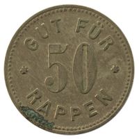 Jeton 50 Rappen BARACKE