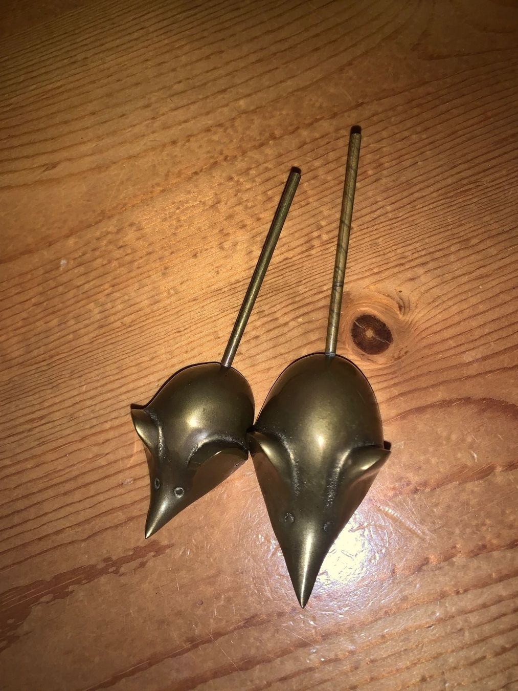 Statuette: 2x Vintage Messing Mäuse Figuren – Usato da Bellinzona venduto da eri_5kqz 1