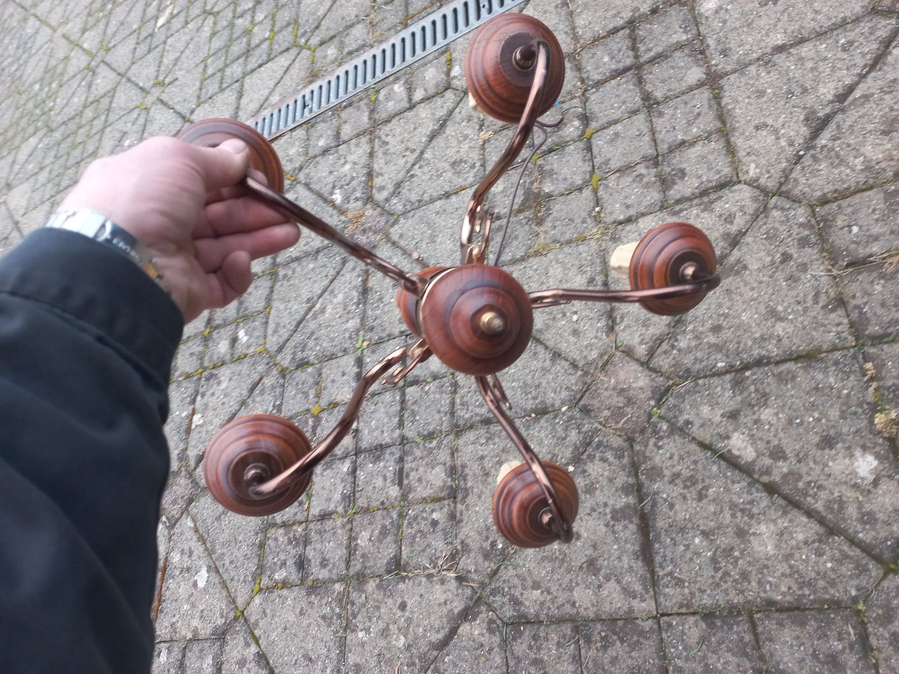 Lampadari & plafoniere: Rustikaler Leuchter / Lampe Chalet / Rustico Bauernhaus usw. – Usato da DULLIKEN venduto da Lerchclassicdulliken 7