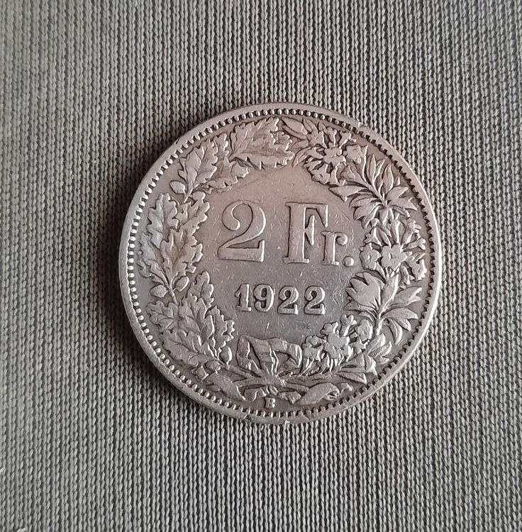 Pièce de CHF 2.-- 1922 | Kaufen auf Ricardo