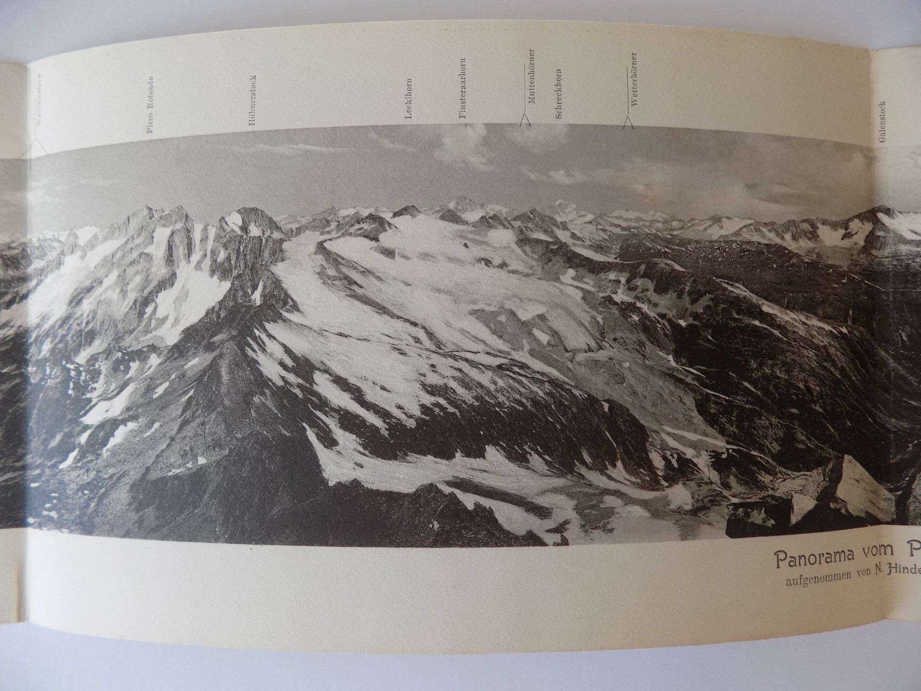 Incisioni: Panorama vom Piz Lucendro – Usato da Risch venduto da Antikfee 2