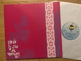 SARA / LOVE IS LIKE A REPLAY - EURO BEAT (1990)
