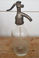 Alte Siphon Flasche / Soda Wasser Spender, Vintage Style!