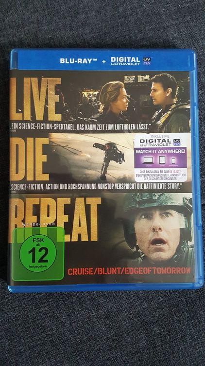 Alle DVDs: Blue-ray "Live - Die - Repeat" mit Tom Cruise – Gebraucht aus Buttisholz von Simone_n