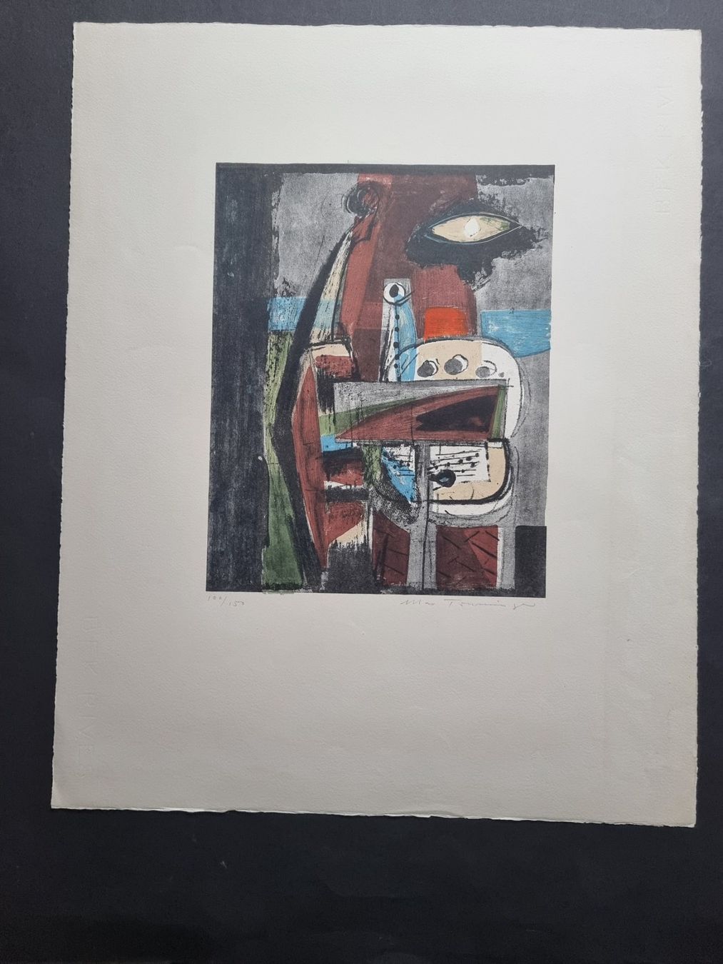 Grafica & Litografie: MAX TRUNINGER LITHOGRAPHIE SIGNIERT NUMMERIERT – Usato da Gersau venduto da grafik-kunst 2
